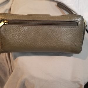 Fossill army green wallet